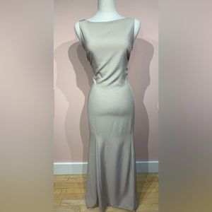 Bridesmaid Dress! THEIA Couture Bianca Maxi Sheath Dress